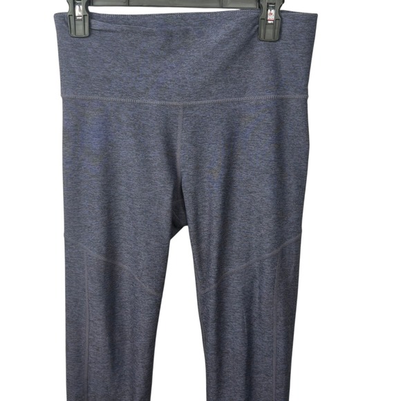 Joy Lab High Waisted Heathered Athletic Leggings Gray Workout Athleisure Medium - Picture 6 of 7